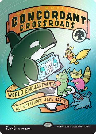 Concordant Crossroads (2073) (Rainbow Foil) (SLD-2073) - Secret Lair Drop Series Foil