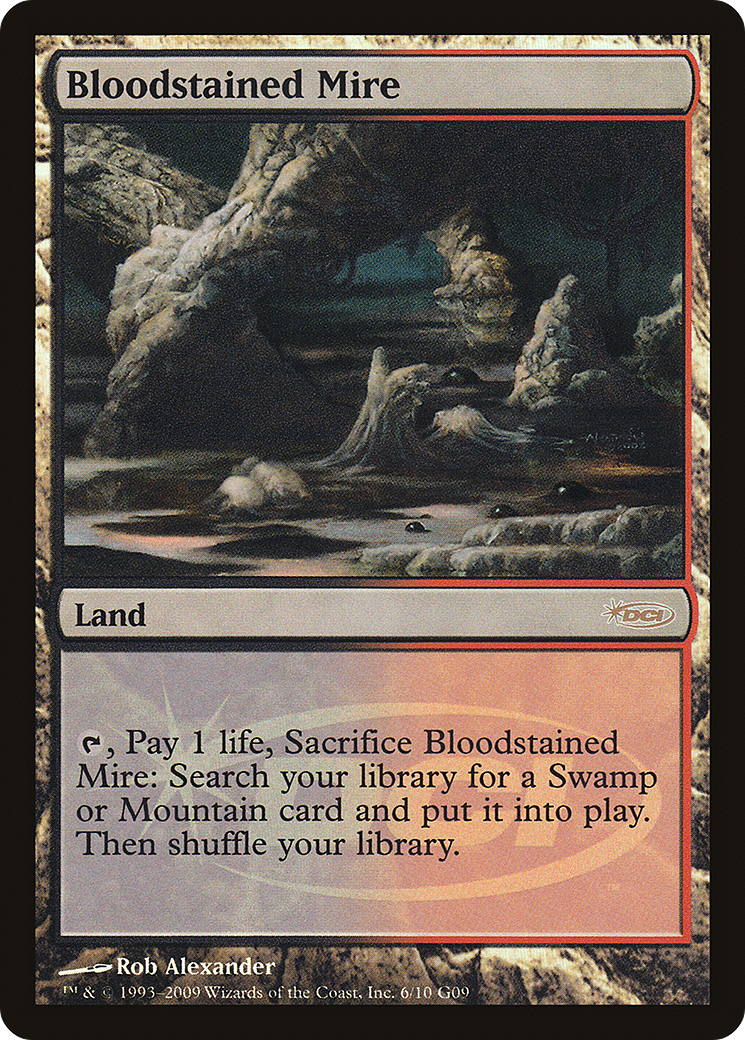 Bloodstained Mire (JDG-006) - Judge Gift Cards 2009 Foil