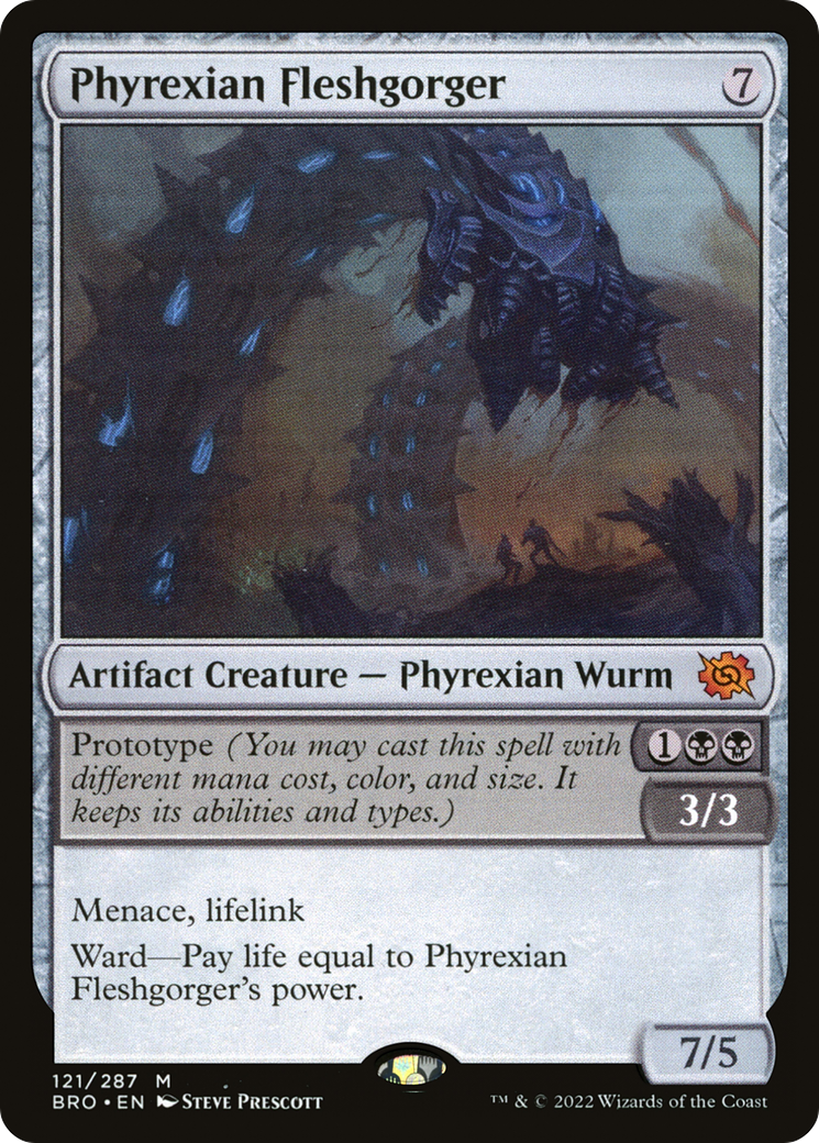 Phyrexian Fleshgorger (BRO-121) - La Guerre des Frères