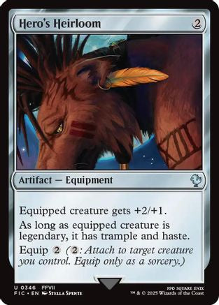 Hero's Heirloom (FIC-346) - Commander: FINAL FANTASY