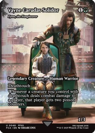 Vayne Carudas Solidor - Fynn, the Fangbearer (Showcase) (FCA-046) - FINAL FANTASY: Through the Ages / Vayne Carudas Solidor (Borderless) Foil