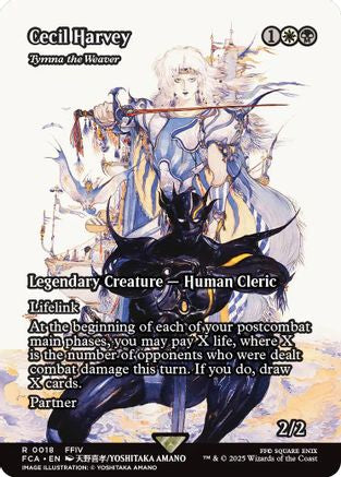 Cecil Harvey - Tymna the Weaver (Showcase) (FCA-018) - FINAL FANTASY: Through the Ages / Cecil Harvey (Borderless) Foil