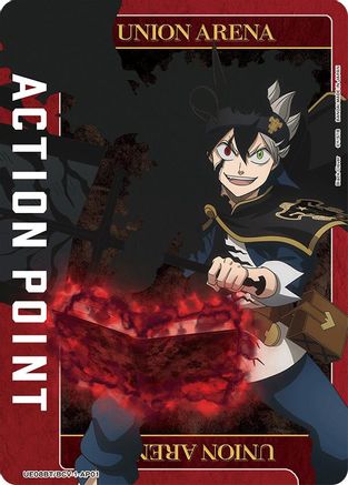 Action Point Card (AP01) (UE08BT/BCV-1-AP01) - UE08BT Black Clover Foil