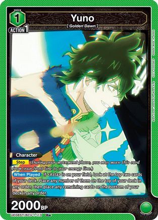 Yuno (113) (R*) (UE08ST/BCV-1-113) - UE08ST Black Clover Starter Deck Foil