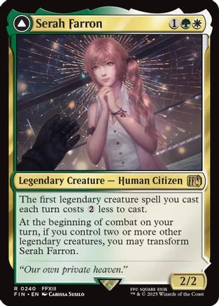 Serah Farron // Crystallized Serah (FIN-240) - FINAL FANTASY Foil