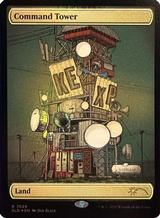 Command Tower (7029) (Rainbow Foil) (SLD-7029) - Secret Lair Drop Series Foil