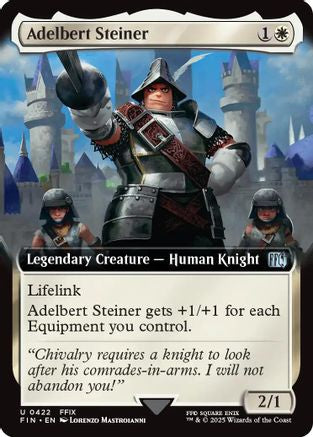 Adelbert Steiner (Extended Art) (FIN-422) - FINAL FANTASY: (Extended Art) Foil