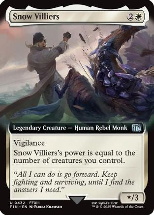 Snow Villiers (FIN-432) - FINAL FANTASY: (Extended Art) Foil