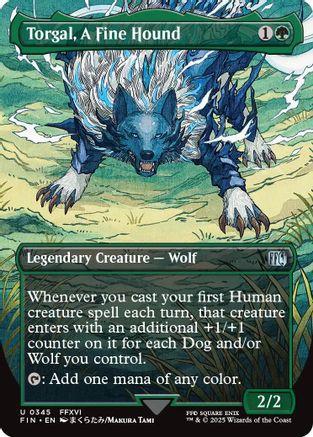 Torgal, A Fine Hound (FIN-345) - FINAL FANTASY (Borderless) Foil