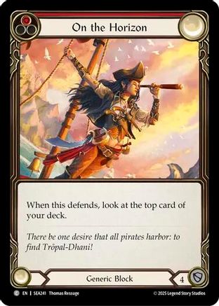 On the Horizon (Red) (SEA241) - High Seas Rainbow Foil