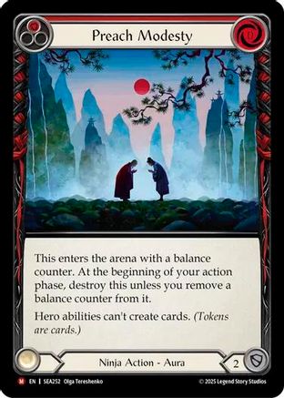 Preach Modesty (SEA252) - High Seas Rainbow Foil