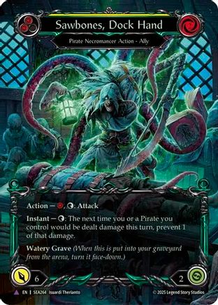 Sawbones, Dock Hand (SEA264) - High Seas Cold Foil