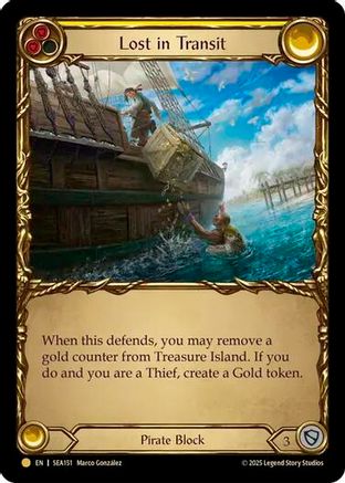 Lost in Transit (Treasure) (SEA151) - High Seas Cold Foil