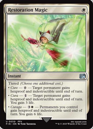 Restoration Magic (FIN-030) - FINAL FANTASY Foil