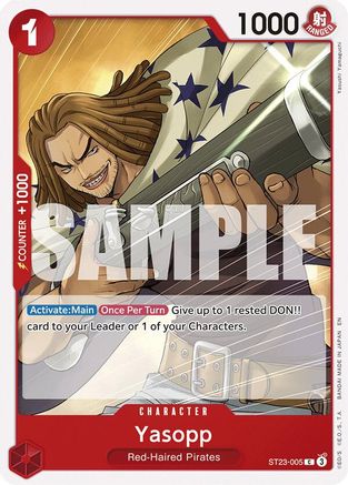 Yasopp (ST23-005) - Starter Deck 23: RED Shanks