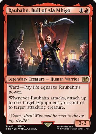 Raubahn, Bull of Ala Mhigo (FIN-151) - FINAL FANTASY Foil