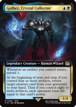 Golbez, Crystal Collector (FIN-490) - FINAL FANTASY: (Extended Art) Foil
