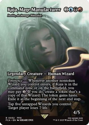 Kuja, Mage Manufacturer - Inalla, Archmage Ritualist (Showcase) (FCA-052) - FINAL FANTASY: Through the Ages / Kuja, Mage Manufacturer (Borderless) Foil