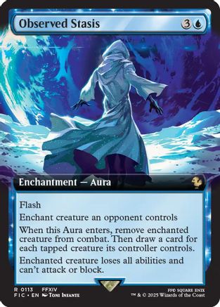 Observed Stasis (Extended Art) (FIC-113) - Commander: FINAL FANTASY Foil