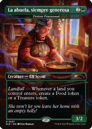 La abuela, siempre generosa - Tireless Provisioner (SLD-2057) - Secret Lair Drop Series