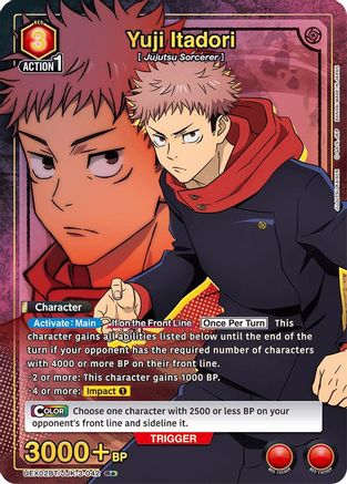Yuji Itadori (042) (R*) (UEX02BT/JJK-3-042) - UEX02BT Jujutsu Kaisen Vol2 Foil