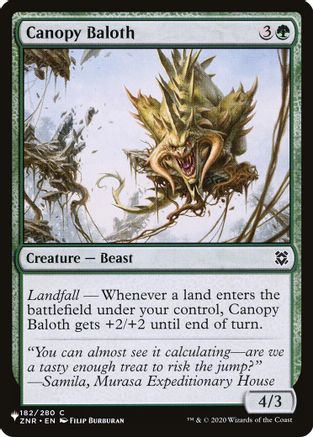 Canopy Baloth (LIST-182/280) - The List Reprints