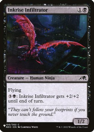 Inkrise Infiltrator (LIST-100/302) - The List Reprints