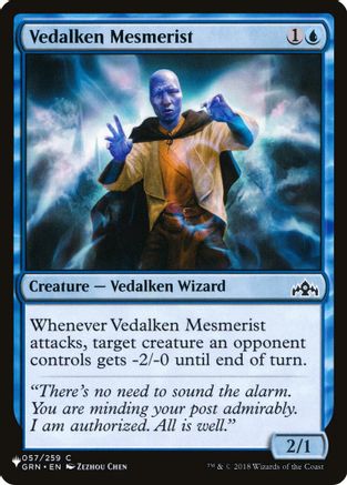 Vedalken Mesmerist (LIST-057/259) - The List Reprints