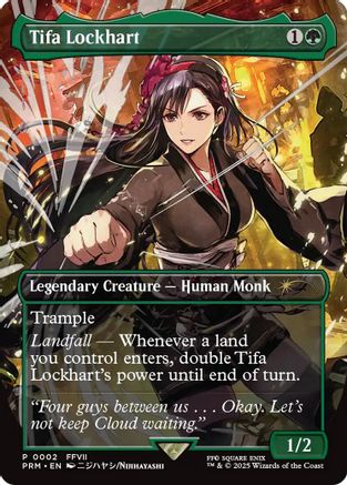 Tifa Lockhart (Borderless) (MFP-002) - MagicFest Cards Foil