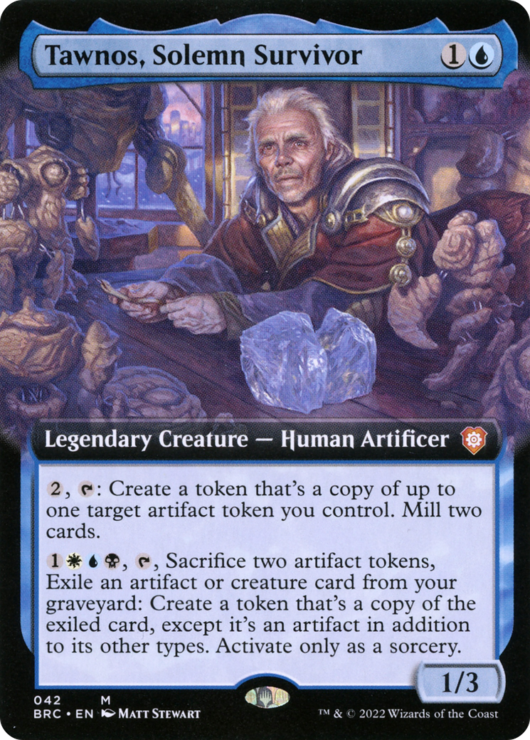 Tawnos, Solemn Survivor (Extended Art) (BRC-042) - The Brothers' War Commander: (Extended Art)