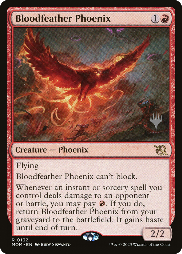 Bloodfeather Phoenix (PMOM-132P) - Promotions de March of the Machine