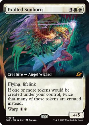 Exalted Sunborn (Extended Art) (EOE-318) - Edge of Eternities Foil