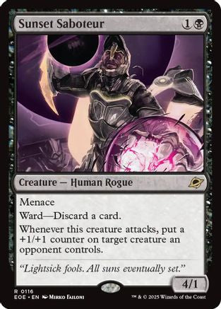 Sunset Saboteur (EOE-116) - Edge of Eternities Foil
