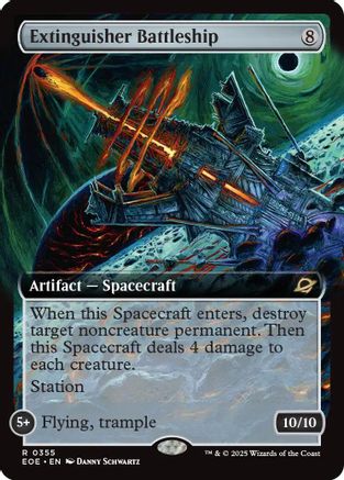 Extinguisher Battleship (Extended Art) (EOE-355) - Edge of Eternities