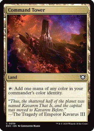 Command Tower (EOC-059) - Commander: Edge of Eternities