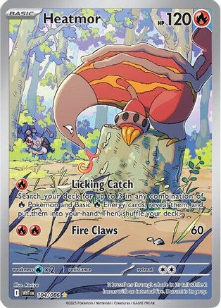 Heatmor - 104/086 104 - SV White Flare Holofoil