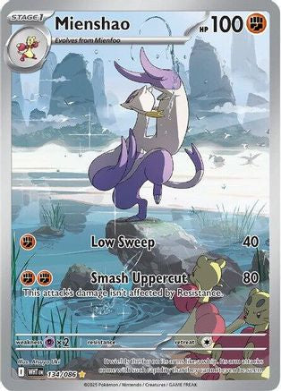 Mienshao - 134/086 134 - SV White Flare Holofoil