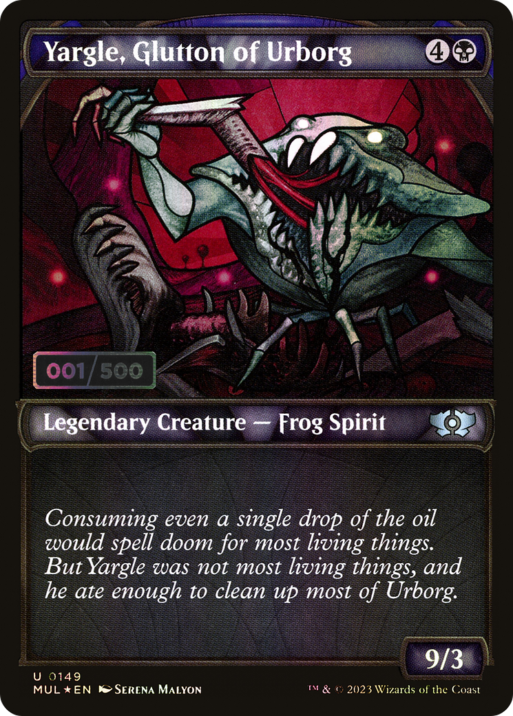 Yargle, Glutton of Urborg (Serial Numbered) (MUL-149) - Multiverse Legends: (Showcase) Foil