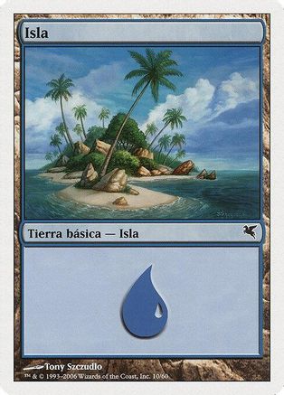Island (Spanish) - "Isla" (H10) (PSAL-H10) - Magic Encyclopedia 2005 (Salvat/Hachette)