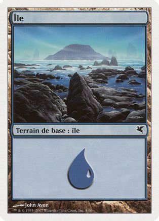 Island (French) - "Ile" (E8) (PSAL-0E8) - Magic Encyclopedia 2005 (Salvat/Hachette)
