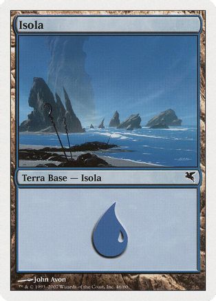 Island (Italian) - "Isola" (E46) (PSAL-E46) - Magic Encyclopedia 2005 (Salvat/Hachette)