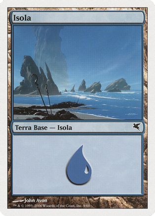 Island (Italian) - "Isola" (H9) (PSAL-0H9) - Magic Encyclopedia 2005 (Salvat/Hachette)