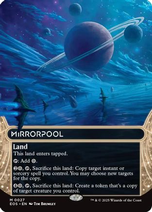 Mirrorpool (0027) (Borderless) (EOS-027) - Edge of Eternities: Stellar Sights Foil