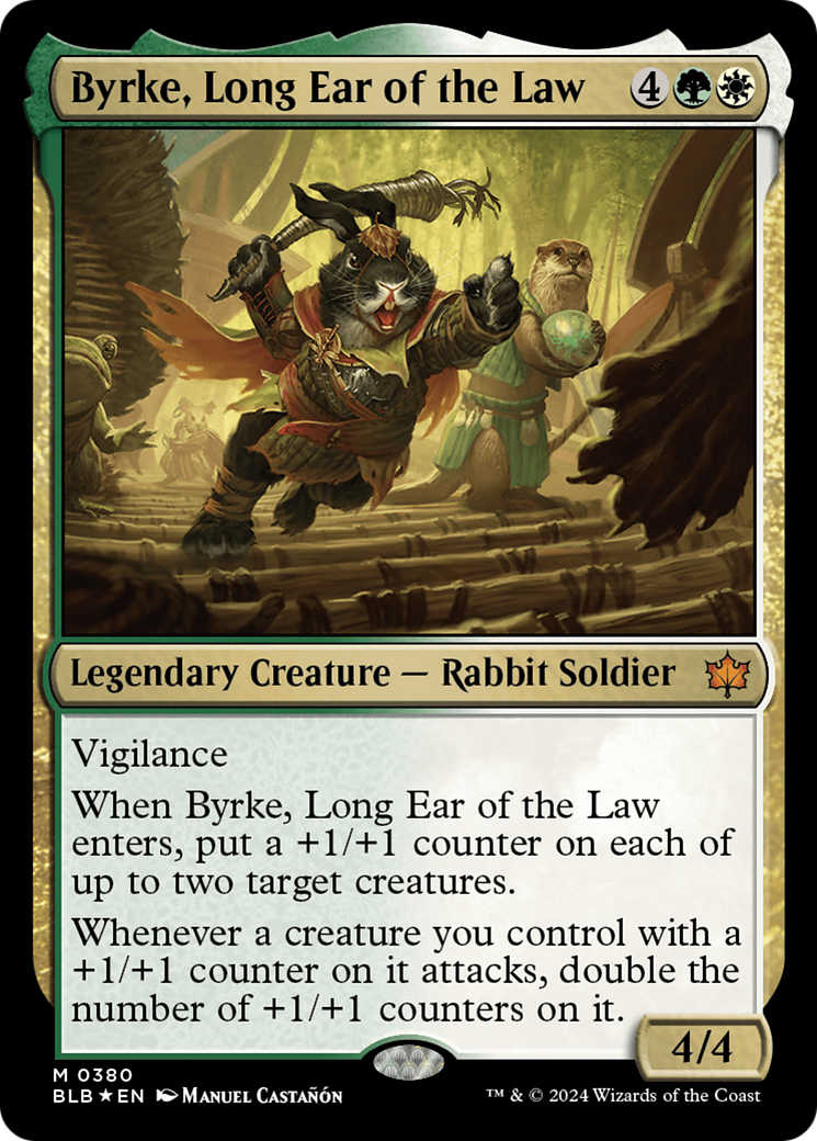 Byrke, L'Oreille de la Loi (BLB-380) - Bloomburrow Foil