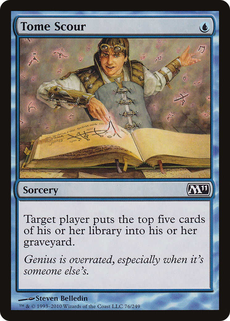 Tome Scour (M11-076) - Magic 2011 Foil