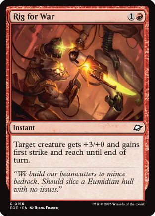 Rig for War (EOE-156) - Edge of Eternities Foil