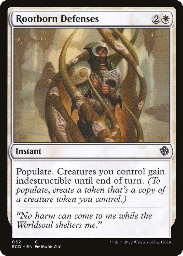 Défenses Rootborn (SCD-032) - Decks de commandant de départ