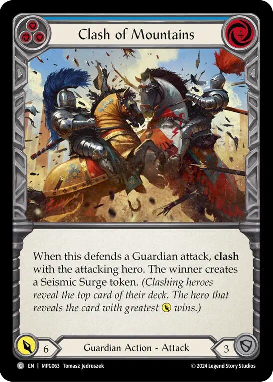 Clash of Mountains (Blue)