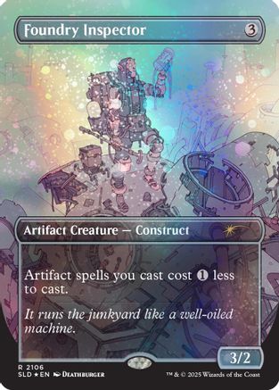 Foundry Inspector (Galaxy Foil) (SLD-2106) - Secret Lair Drop Series Foil