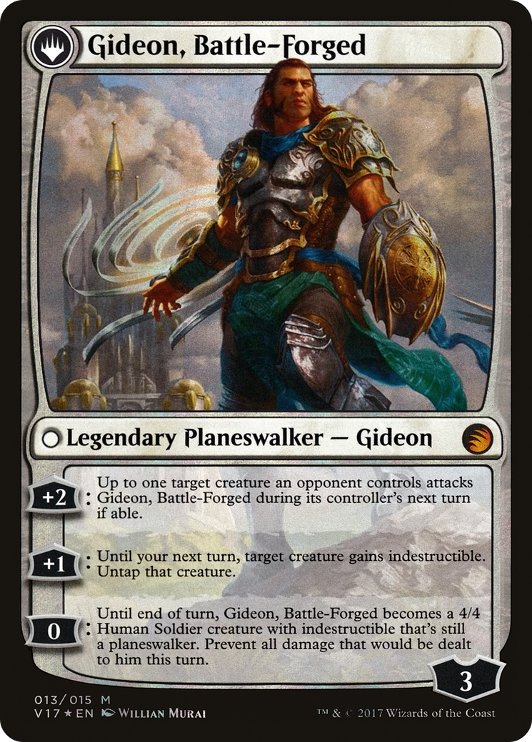 Kytheon, Héros d'Akros // Gideon, Forgé au combat (V17-013) - From the Vault : Transformation : (originpwdfc) Foil